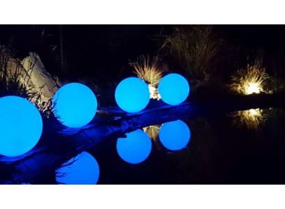 Außen Kugel  Leuchten Leuchte Lampe Modern Style Dekolampe Beleuchtung  Hotel