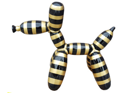 Abstrakte Skulptur Ballon Hund Deko Figur Statue 57cm Figuren Statuen Skulpturen