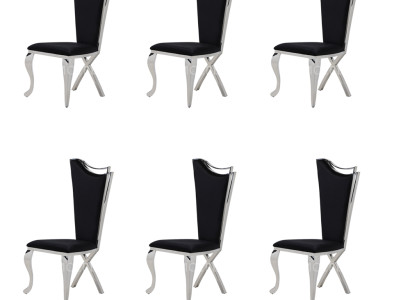 Design Stuhl 4x Gruppe Sessel Stühle Set Luxus Textil Neu Esszimmer
