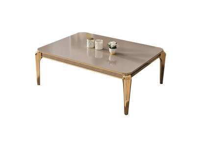 Wohnzimmertisch Sofatisch Beistelltisch Couchttisch Wohnzimmer Gold