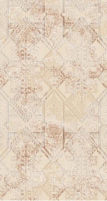 Teppich Wohnzimmerteppich Geometrisches Muster Gradient Braun Beige