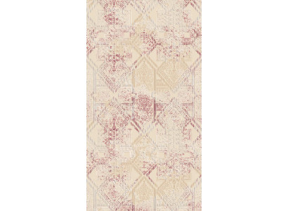 Teppich Kunstteppich Design Gradient Rosa-Beige Kurzflor Wohnzimmer Teppiche