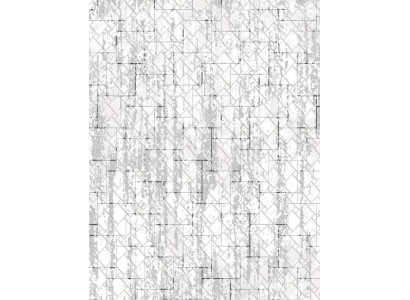 Teppich Kurz Flor Quadratischen Mustern Design Grau Wohnzimmer Flur
