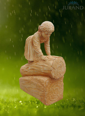 GARTENFIGUR STEINFIGUR FIGUR GARTEN SKULPTUR STEINGUSS FROSTFEST 106 cm - 1600