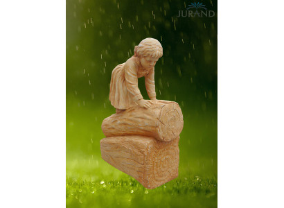 GARTENFIGUR STEINFIGUR FIGUR GARTEN SKULPTUR STEINGUSS FROSTFEST 106 cm - 1600