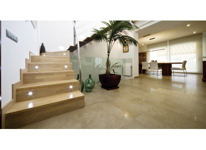 60x60 14m² Luxus Marmor Boden Naturstein Boden Belag Wand Fliesen Crema Fliese