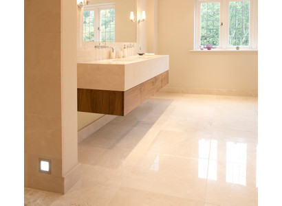 60x60 10m² Luxus Marmor Boden Naturstein Boden Belag Wand Fliesen Crema Fliese