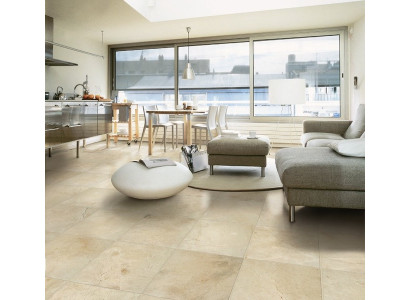 60x60 25m² Luxus Marmor Boden Naturstein Boden Belag Wand Fliesen Crema Fliese