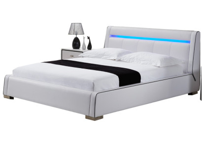 Design Leder Bett Doppel Ehe Modernes Hotel Gestell Luxus Schlaf Zimmer Betten