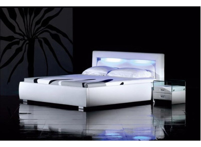 Bett Betten Polster Doppel Ehe Hotel Luxus Leder Moderne Designer Schlafzimmer