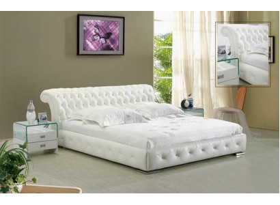 Polsterbett Doppelbett Designer Bett Ehebett Schlafzimmer Lederbett Neu Betten