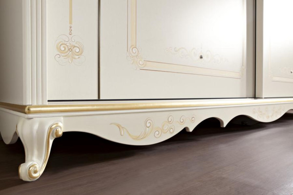 Schlafzimmer Kleiderschrank Holz Kleiderschränke Schrank weiß Mobilificio Neu