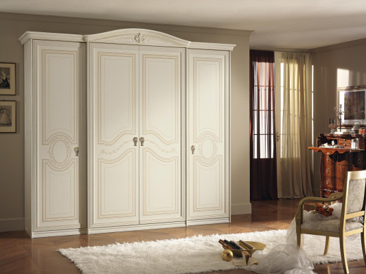 Kleiderschrank Schlafzimmermöbel aus Naturholzmöbel Kleiderschränke Design Weiß
