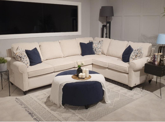 Ecksofa  L-Form Modern Design Wohnzimmer Sofas Luxus Neu Einrichtung