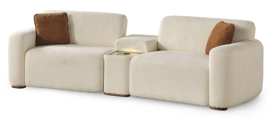 Design Sofa 4 Sitzer Luxus Wohnzimmer Polstermöbel Einrichtung Moderne Textil