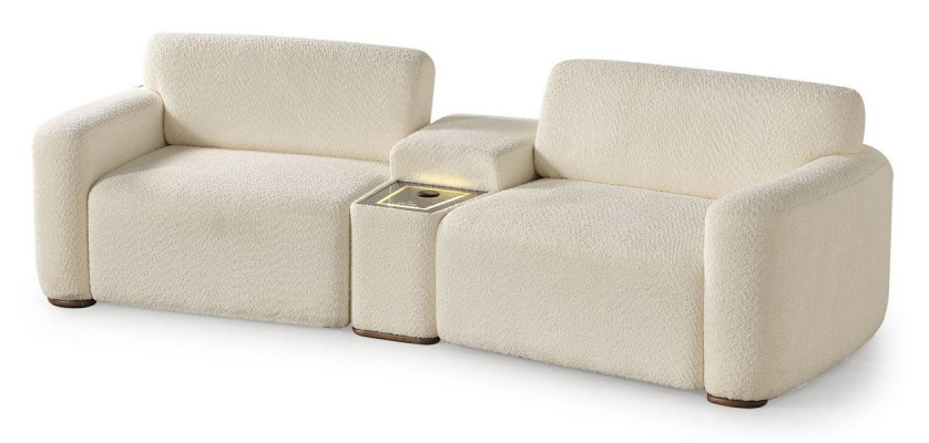 Design Sofa 4 Sitzer Luxus Wohnzimmer Polstermöbel Einrichtung Moderne Textil