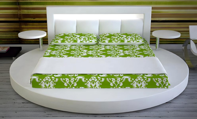 Rundbett Betten Möbel Schlafzimmer Bett Rundes Ehebett mit Nachttischen