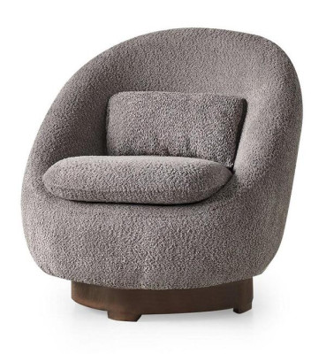 Wohnzimmer Sessel Grau Sitz Luxus Design Polstermöbel Moderne Einrichtung