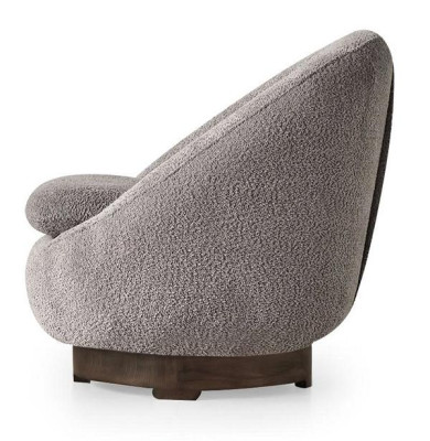 Wohnzimmer Sessel Grau Sitz Luxus Design Polstermöbel Moderne Einrichtung