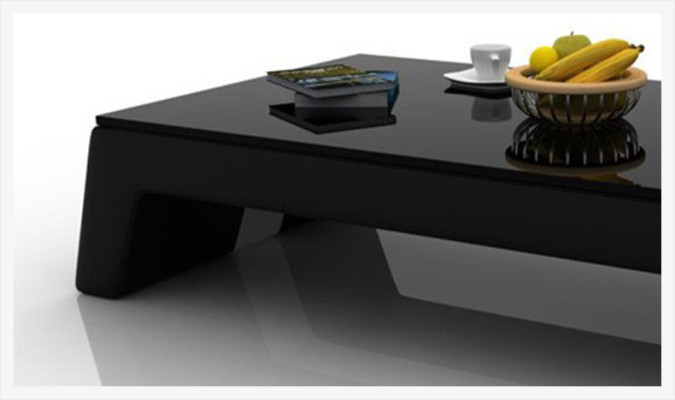 Design Glastisch Leder Couch Tisch Tische Glas Sofa Wohnzimmertische