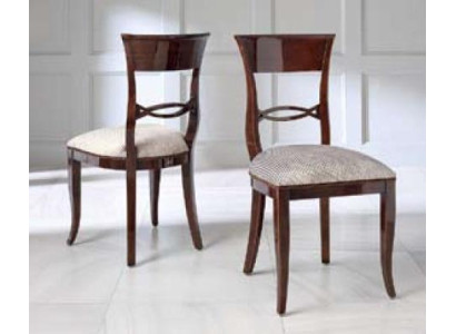 Esszimmerstuhl Stuhl Lehnstuhl Esszimmer Stühle Stoff  Holz Luxus Braun Möbel