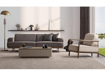 Wohnzimmer Sofa Set Designer Couch Garnitur Polster 3-Sitzer Sessel
