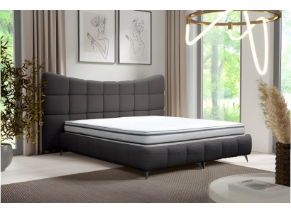 Schlafzimmer Bett Luxus Polster Design Stoff Doppel Hotel Betten Textil 180x200