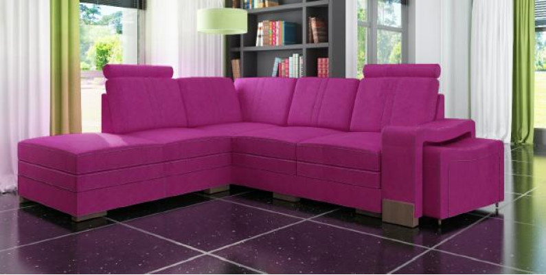 Ecksofa Eckcouch Stoffsofa Bettfunktion  Bettkasten Polster Ecke Sofa Textilsofa