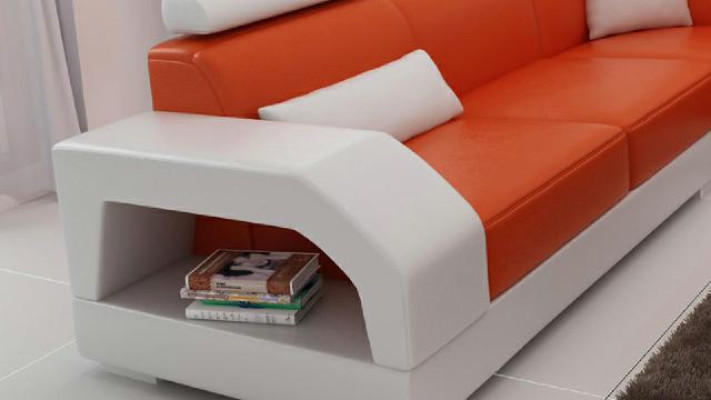 LEDERSOFA 3+2+1 SITZER DESIGNER GARNITUR SOFA COUCH LEDER POLSTER NEU MADE IN EU