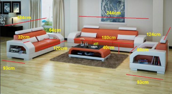 LEDERSOFA 3+2+1 SITZER DESIGNER GARNITUR SOFA COUCH LEDER POLSTER NEU MADE IN EU