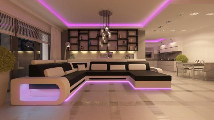 LEDERSOFA ECKSOFA LEDERGARNITUR LEDERCOUCH FARBWAHL WOHNLANDSCHAFT STUTTGART NEU