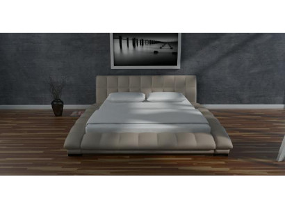 Polsterbett Bettten Bett Polster Ehe Leder Textil Designer Doppel XXL Big Santan