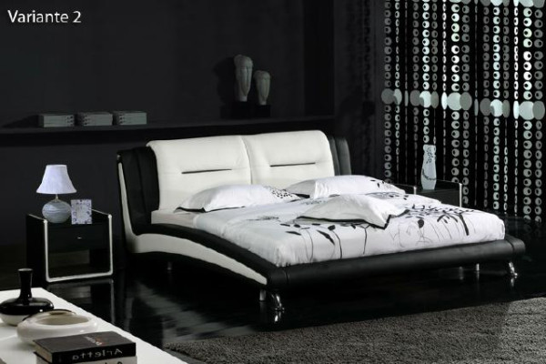 Polsterbett Bettten Bett Polster Ehe Leder Textil Designer Doppel XXL Big Mairob