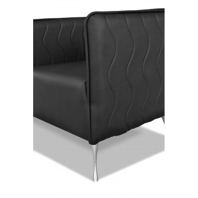Design Luxus Sessel Chair Sofa 1 Sitzer Fernseh Lounge Chaise Sofa Leder Textil