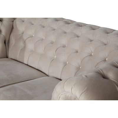 Design Klassiker 3 Sitzer Chesterfield Big XXL Couch Leder Textil Sofas Couchen