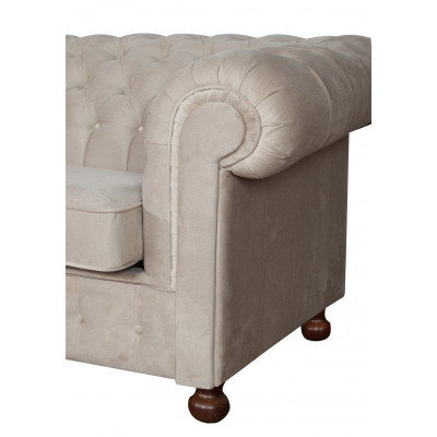 Design Klassiker 3 Sitzer Chesterfield Big XXL Couch Leder Textil Sofas Couchen