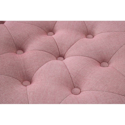 -Chesterfield Hocker Rufo Fußhocker Sitzpouf Wohnzimmer Design Pufa Sitz Polster