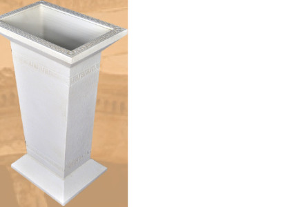 Design Säule Schirm Ständer Stand Fuß für Regenschirm Säulen Skulptur Dekoration