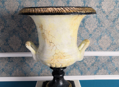 XXL Klassische Dekoration Antik Stil Vase Deko Vasen Statue Skulptur Deko Statue