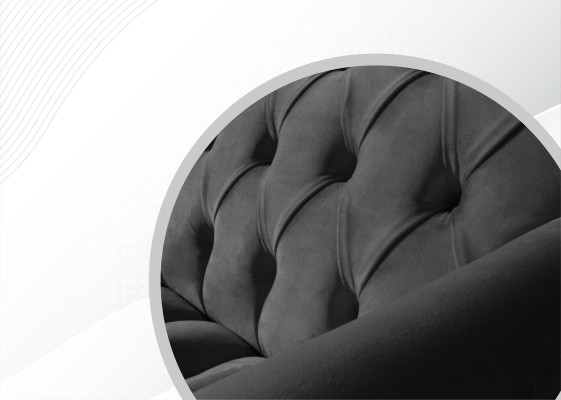 Design Polster Sitz Couch 2 Sitzer Zweisitzer Sofa Sofas Couchen Textil Stoff