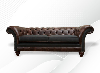 Design Polster Sitz Couch 3 Sitzer Garnitur Sofa Sofas Couchen Chesterfield Neu