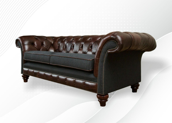 Design Polster Sitz Couch 3 Sitzer Garnitur Sofa Sofas Couchen Chesterfield Neu