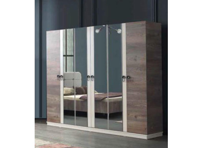Kleiderschrank Schrank Schlafzimmer Schränke Holz Möbel Italienischer Stil Neu