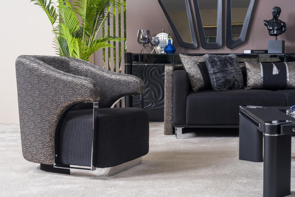 Design Sitzer Luxus Sessel Relax Textil Sessel Relaxsessel Modern Luxus Neu