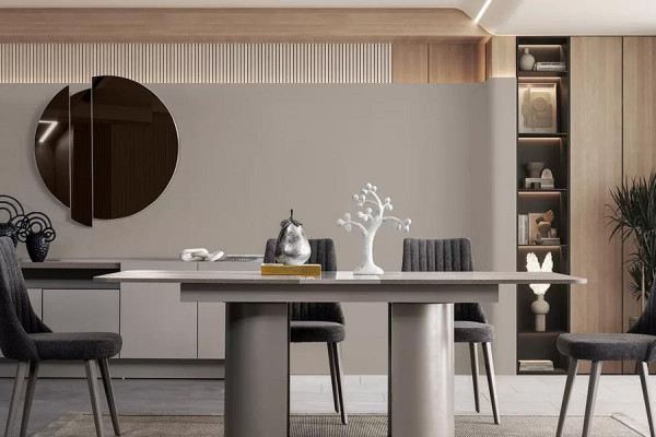 Essgarnitur 5-tlg. Esszimmer Set Esstisch 4 Stühlen Tisch Gruppe Garnitur
