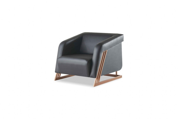 Ledersofas Couch 3-Sitzer Sessel Couchtisch Sofa-Set Sofagarnituren