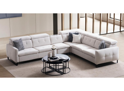 Ecksofa L-form Garnitur Eckcouch Wohnlandschaft Sofa Wohnlandschaft LForm Luxus