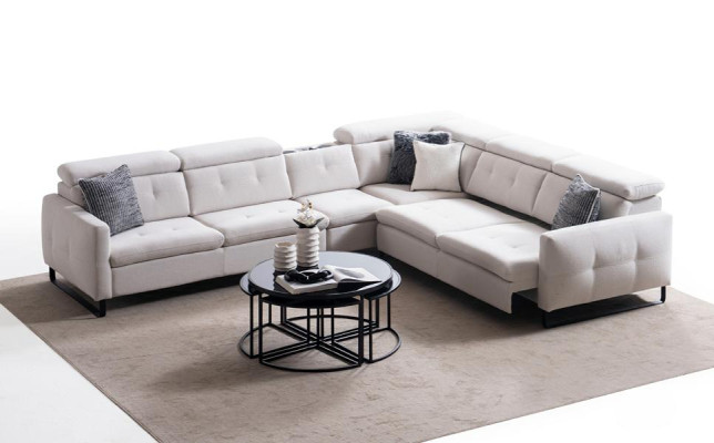 Ecksofa L-form Garnitur Eckcouch Wohnlandschaft Sofa Wohnlandschaft LForm Luxus