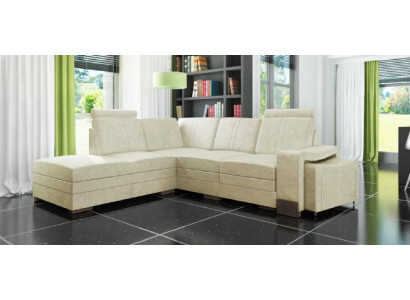 Ecksofa Eckcouch Stoffsofa Bettfunktion  Bettkasten Polster Ecke Sofa Textilsofa