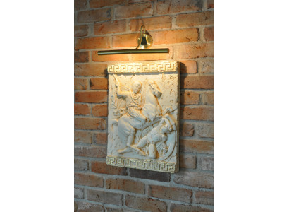 Alexander der Große Pferd Wandrelief Antik Relief Wand Gemälde Bild Handarbeit